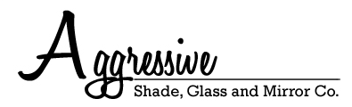 Aggressive Shade, Glass and Mirror Logo